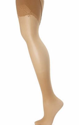 Bhs Womens Natural Tan 1 pack of Hi-Leg Bow Detail