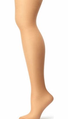 Womens Natural Tan 1 Pair Of High Leg Control