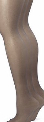 Bhs Womens Nearly Black 3 Pack of 10 Denier Matt