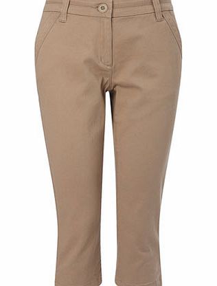 Bhs Womens Neutral Crop Trousers, neutral 2206480441