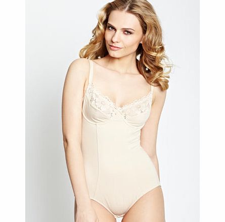 Bhs Womens Nude Cotton Underwired Shaping Body, nude