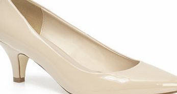 Bhs Womens Nude Fashion Wide Fit Court Shoes, nude