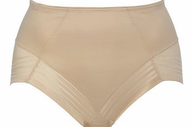 Bhs Womens Nude Shaping High Leg Brief, nude