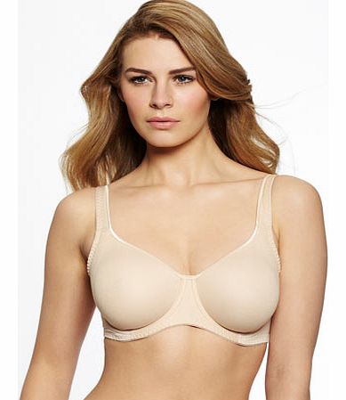Womens Nude Voluptuous Cotton Mix Smooth Moulded