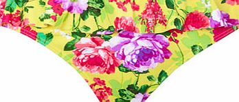 Bhs Womens Pastel Vintage Floral Print Bikini