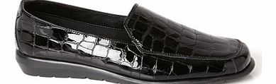 Womens Patent TLC Croc Formal Loafers, patent