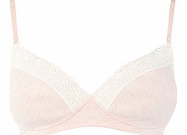 Bhs Womens Pink Marl Softie Non Wired T-Shirt Bra,