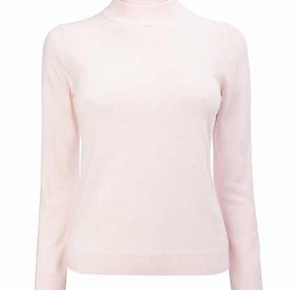 Bhs Womens Pink Petite Turtle Neck Jumper, pink