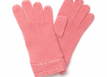 Womens Pink Supersoft Gloves, pink 6605503753