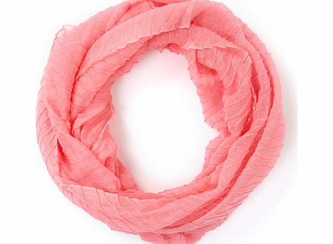 Bhs Womens Pink Wavy Woven Snood, pink 6605543753