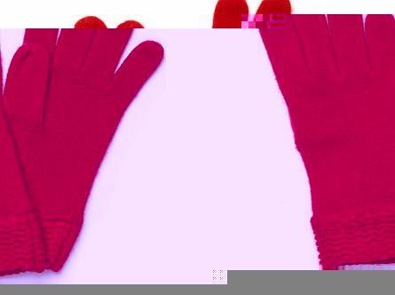 Womens Red Supersoft Gloves, red 6605503874