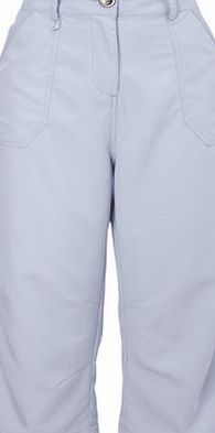 Bhs Womens Soft Blue Leisure Crop Trousers, soft