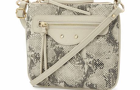 Womens Stone/Multi Zip Mini Bag, stone/multi