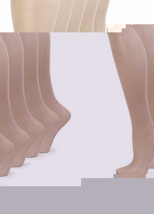 Bhs Womens Taupe 5 Pairs of Outstanding Value 10