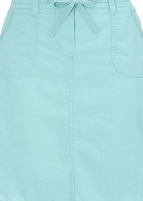Bhs Womens Turquoise Cotton Skirt, Turquoise