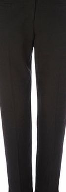 Bhs Womens Wallis Petite Black Tab Flood Trouser,