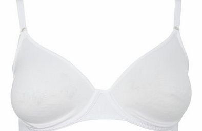 Bhs Womens White 2 Pack Cotton Underwired Bra, white
