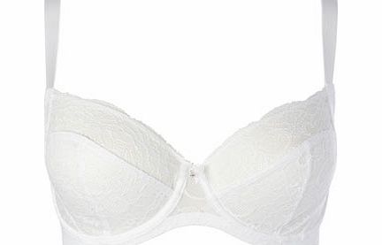 Bhs Womens White All Over Lace Back Smoothing