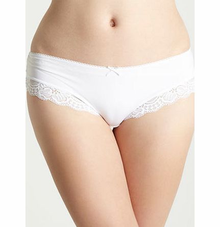 Bhs Womens White Brazilian Knicker, white 4846130306
