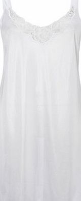 Bhs Womens White Guipure Full Slip, white 4804600306