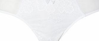 Bhs Womens White Lace Knicker, white 2303220306