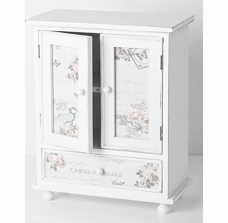 Bhs Wooden Jewellery Cabinet, white 30923840306