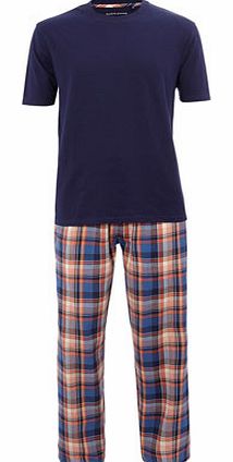 Bhs Woven Cotton Pyjamas, Blue BR62P17ENVY
