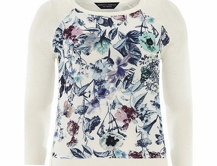 Bhs Woven Front Jumper, white 19126450306