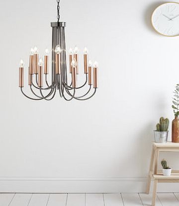 Bhs Xena Candelabra Light, copper 9753160795