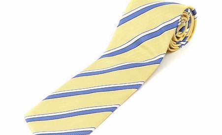 Bhs Yellow Club Stripe Tie, Yellow BR66D02GYLW