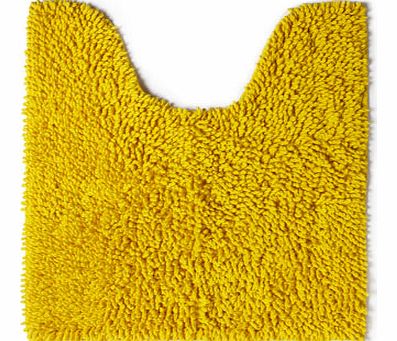 Bhs Yellow Cotton Loop Pedestal Mat, yellow 1927122383