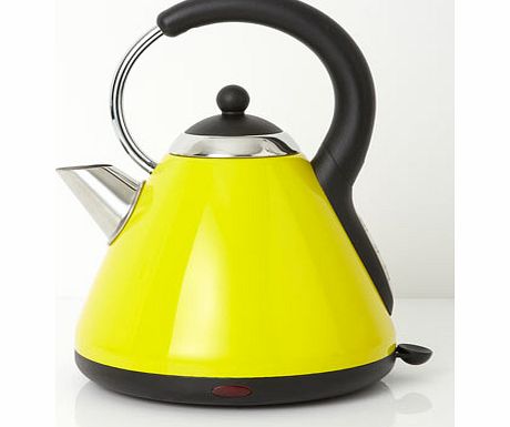 Bhs Yellow Essentials pyramid kettle, yellow