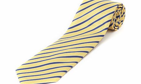 Bhs Yellow Navy Stripe Tie, Yellow BR66D01GYLW