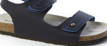 Bhs Younger Boys Navy Footbed Sandals, navy 1124650249