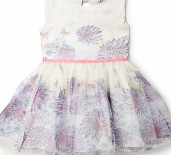 Bhs Younger Girls Floral Border Print Dress, multi