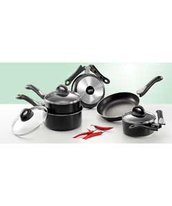Bialetti 5 Piece Space Saver Aluminium Pan Set