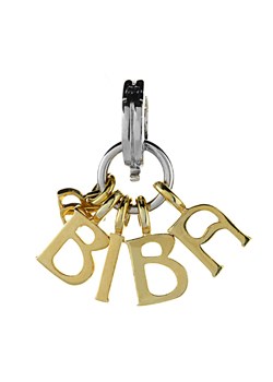 Biba Silver and Gold Plated Letters Charm