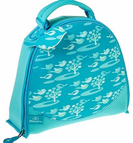 Bibetta Neoprene Childrens Lunch Bag (Turqoise Bird)