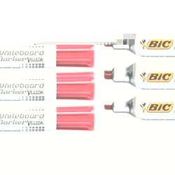 1781 Whiteboard Marker Red Pack 12