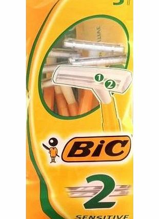 Bic 2 Blade Razor Sensitive Disposable (5)