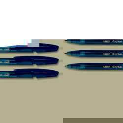 Cristal Clic Gel Pen Blue Pack 20