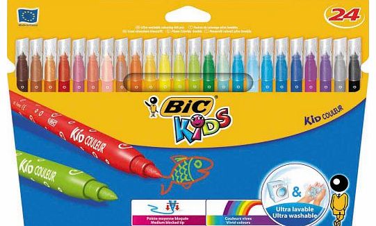 Bic Kids Kid Couleur Colouring Pens (Pack of 24)