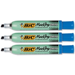 Bic ONYX 1591 Permanent Marker Blue Pack 12