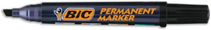Bic Permanent Marker Chisel Tip 3-5.5mm Line