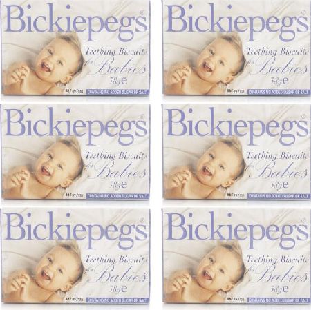 Bickiepegs, 2102[^]0099544 Teething Biscuits Babies - 6 Pack