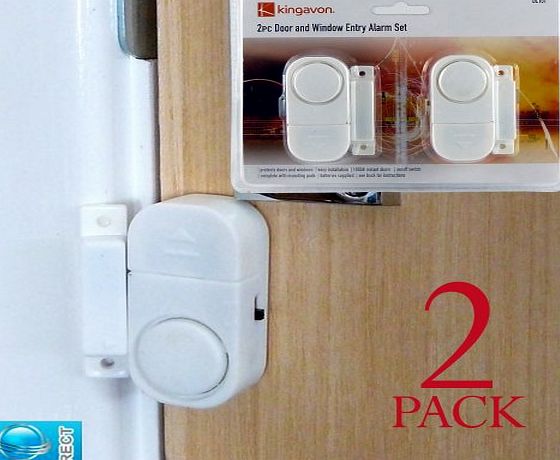 Bid Buy Direct BRAND NEW - PACK OF 2 TWIN DOOR AND WINDOW ENTRY ALARM SET - IDEAL TO PROTECT YOUR DOOR AND WINDOW - SECURITY SAFE