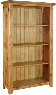 Oak 60in x 36in Medium Bookcase