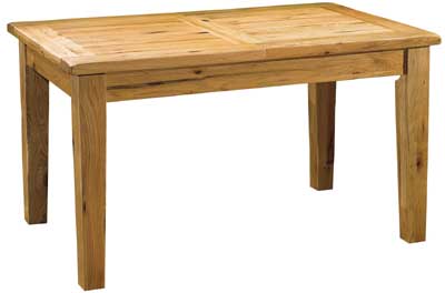 bideford OAK DINING TABLE LARGE OBLONG EXTENDING