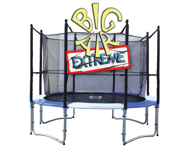 10ft Trampoline Big Air Extreme With Safety
