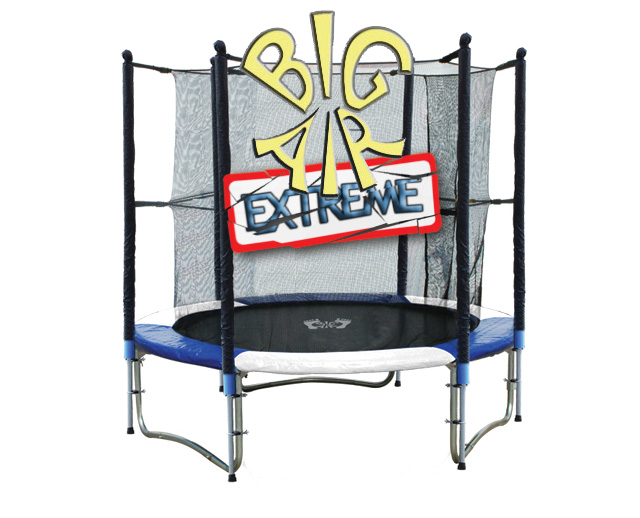 8ft Trampoline Big Air Extreme Safety Enclosure